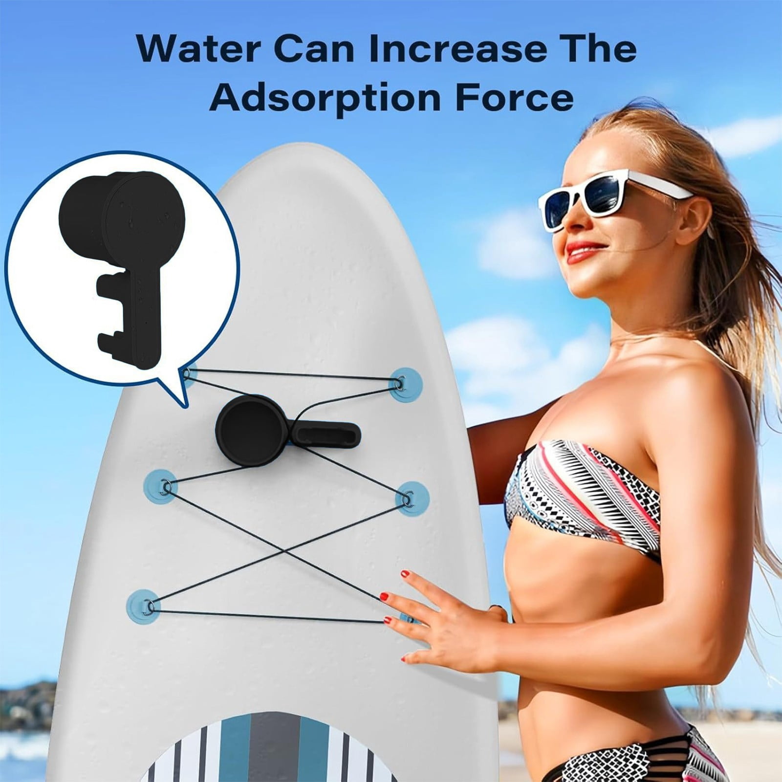 HengDidi 2-in-1 Kayak Cup Holder with Phone Mount - Suction Base Paddle Board Accessory for Drink Stabilization Canoe Surfboard Beverage Gadget (17.5x8.3x8.3cm)