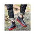 thumbnail image 4 of Woobling Men Kitchen Shoes Slip On Chef Shoe Round Toe Mules Resistant Clogs Comfort Lace Up Red 8.5, 4 of 7