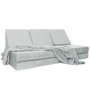Milliard Kids and Toddler Sofa Play Couch for Playroom and Bedroom, Soft Grey Velour Fabric, with Bonus Blanket
