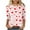 White #02, variant on Busydd Valentines Day Gifts for Women Valentines Day Shirt Fashion Love Heart Graphic Print Valentines Tops Casual Round Neck 3/4 Sleeve Tee Tops Plus Size Valentines Day Shirt S-5XL