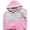 thumbnail image 3 of Baby Phat Girls Sweatsuit Set Soft Fleece Zip up Girls Hoodie Sweatshirt & Jogger Sweatpants 2 Piece, 3 of 7