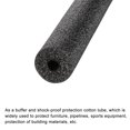 thumbnail image 4 of Uxcell Foam Tube Sponge Protective Sleeve Heat Preservation Black Sleeve Polyethylene Pipe 0.2 x 0.59" for Pipe Insulation 4Pcs, 4 of 5