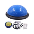 thumbnail image 4 of Pelota de equilibrio,Pelota de equilibrio de media altura para ejercicio con superficie antideslizante,Pelota de ejercicios de equilibrio de 46 cm de diámetro,Equipo de entrenamiento de Azul, 4 of 8