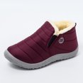 thumbnail image 4 of Botas de invierno para mujer, zapatos de nieve impermeables, botines casuales planos, zapatos de talla grande Wmkox8yii  ghj976, 4 of 8