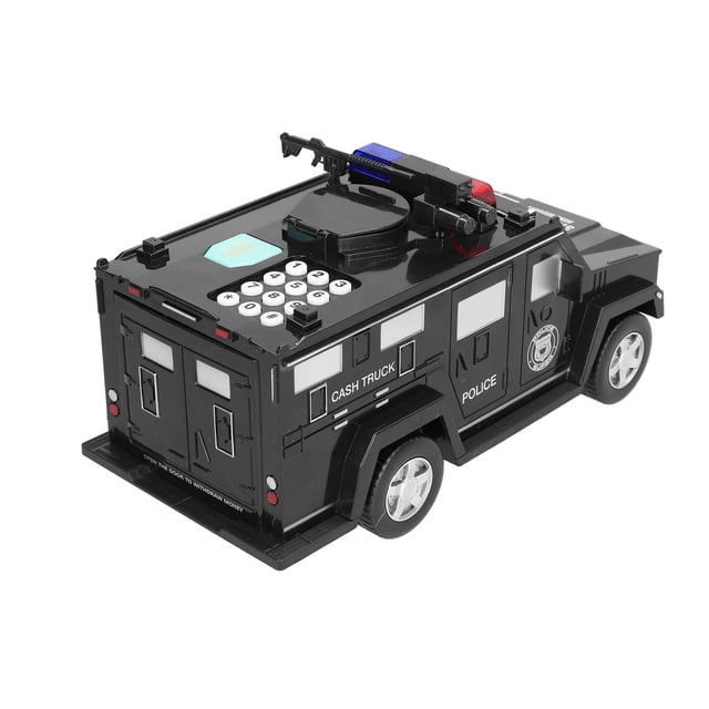 Armored Car Piggy Bank, Automatic Money Bank Toy Car Safe Easy To Use for Birthday Festival Gift for Kids Children