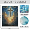 thumbnail image 3 of Diamond Art Kit for Adults, Radiant Cross Person Sunset Clouds Diamond Painting for Adults Beginners, DIY Diamond Art Painting Kits, 5D Diamond Painting Crafts for Home Decor 12x16 Frameless, 3 of 7