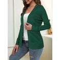 thumbnail image 5 of Women'S Open-Front Cardigan Sweater(Available in Plus Size) Green XXL, 5 of 8