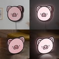 thumbnail image 2 of Pig LED Lightbox - Farm Pork Food Animal Decor, Custom Led Sign for Home Office Shop Decor (Width 8 inch, 20cm), 2 of 9
