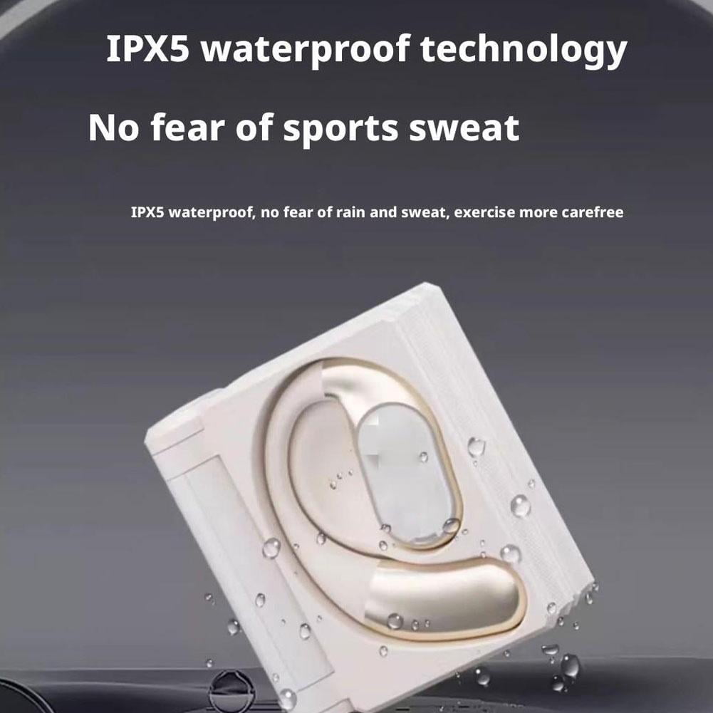 Ear Buds - Headphones Bluetooth with Dual-Fold Design, Noise Isolation, 2026 New Dual Fold Bt Earbuds Open Ear Wireless Bluetooth 6.0, IPX5 Waterproof & Sweatproof for Gym/Running/Workout (Black)