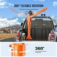thumbnail image 5 of VEVOR Electric Pickup Truck Crane, 2200 lbs, Folding Truck-Mounted Bed Crane with Electric Winch 6000 lbs, Steel Pickup Truck Jib Crane Hoist 360° Swivel for Lifting Goods in Construction, Factory, 5 of 9