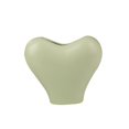 thumbnail image 1 of Jarrón de cerámica con forma de corazón, arreglo floral, decorativo, elegante y novedoso, florero para verde, 1 of 8