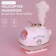 thumbnail image 6 of PureCasa Helicopter Aroma Diffusers with Ambient Night Lights, 300ml Mini USB Desktop Aromatherapy Oil Diffuser, Mute Portable Hydrating Spray Humidifiers for Bedroom, 1PC, Pink, 5.7"x4"x5", 6 of 9