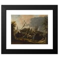 thumbnail image 2 of Hendrik van Minderhout 24x20 Black Modern Framed Museum Art Print Titled - Scene in an Eastern Port, 2 of 5