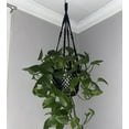 thumbnail image 6 of Shineloha 43 inches Hanging Planter Large for 12 inch Pot (Extra Long & Extra Large) | Macrame Plant Hanger, Plant Hanger Indoor | NO Plant/Pot Included (Black), 6 of 8