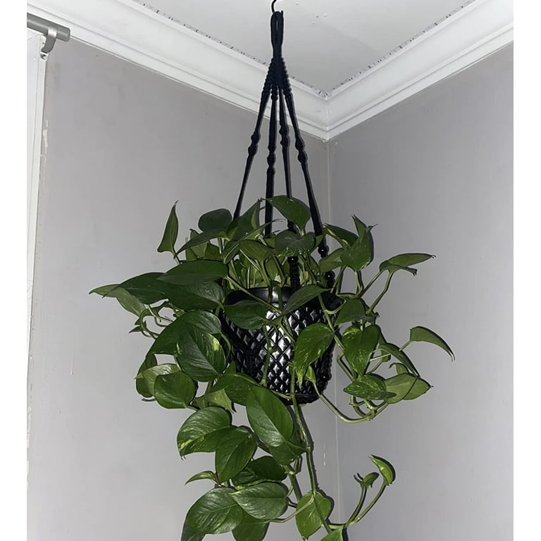 2PK Shineloha 43 inches Hanging Planter Large for 12 inch Pot (Extra Long &  Extra Large) | Large Pots Macrame Plant Hanger, Plant Hanger Indoor | NO ...