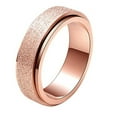 thumbnail image 1 of Dinheiro Anillo elegante de acero inoxidable, anillo esmerilado de acero de titanio, 1 of 5