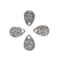 thumbnail image 3 of 100x Plata de Tíbet Hecho Rasga de La Etiqueta Colgante Caída de La Fabricación de Joyas, 3 of 5
