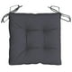 thumbnail image 5 of Cojines de asiento VidaXL, tela Oxford para exteriores/interiores, antracita, 5 of 8