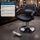 thumbnail image 5 of Silla Barberia Negra Lisa Nanofort Estetica Salon Belleza, 5 of 8