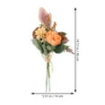 thumbnail image 2 of ADDHAT 1Ud Bouquet Artificial De Flores Café Para Del Hogar Con Tallo Y Fácil Limpieza, 2 of 6