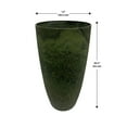 thumbnail image 3 of Acerra Curved Vase Planter, 11.5" x 20"H, Green, 3 of 5