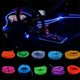 thumbnail image 2 of Luces LED para interior de coche, luces de neón flexibles con unidad USB de 1M / 2M / 3M/5M, estilo popular, 2 of 4