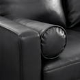 thumbnail image 6 of Hommoo PU Leather Sofa Couch, Modern 3 Seat Comfy Couches,Mid Century Adult Couch Soft Cushion Sofa for Living Room Home/Office/Apartment, Black, 6 of 9