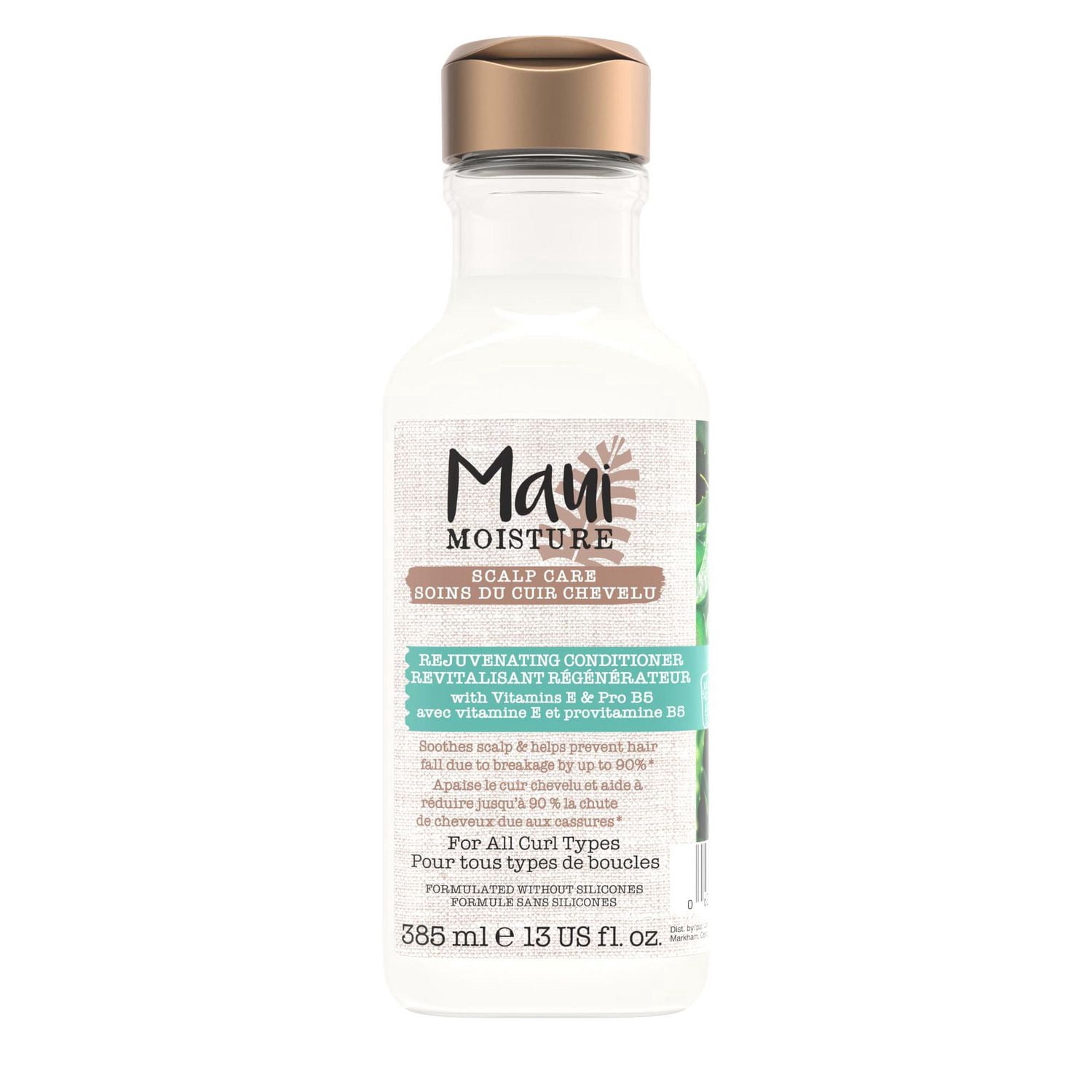 Maui Moisture Scalp Care Rejuvenating Conditioner, Soothing Curly Hair Conditioner with Vitamin E, Pro-Vitamin B5 & Aloe Vera, Silicone-Free