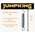 thumbnail image 2 of Jumpking Heavy Duty Trampoline Springs 7-inch for Trampolines, Stainless Steel Trampoline Replacement Springs (set of 50), 2 of 5