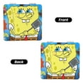 thumbnail image 2 of Zufioo SpongeBob SquarePants for Portable Pocket Makeup Mirror, Foldable Handheld Magnifying Beauty Mirror Suitable for Wallet Handbag for Women-Square, 2 of 9