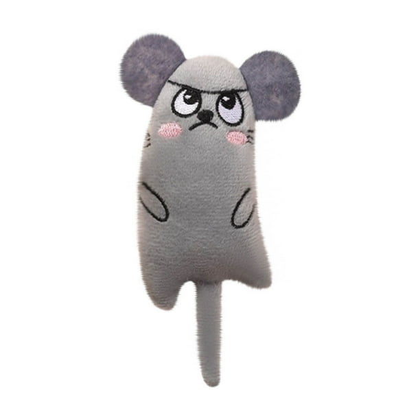 Cartoons Catss Dog Shaped Toy Gnaw Resistance Puplasticsy Toy Catss Self Funny Grinding Teeth Cleaning Interactive Toy