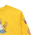 thumbnail image 4 of The Simpsons Men's Sweatshirt, Classic Embroidered Cartoon Sweatshirt Gold - L, 4 of 6