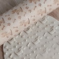thumbnail image 3 of MasteelfCA Wooden Rolling Pin Beautiful Printing Rolling Pin for Home Store Baking (Dog and Bone Pattern), 3 of 8