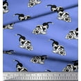 thumbnail image 2 of Soimoi Cotton Poplin Fabric Basset Hound Dog Fabric Prints by Yard 42 Inch Wide, 2 of 3