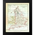 thumbnail image 2 of Gardiner 15x18 Black Modern Framed Museum Art Print Titled - England Wales 1660 - Gardiner 1902, 2 of 5