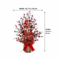 Lighted Tabletop Christmas Tree, Battery Operated Pre-Lit Mini Tree ...