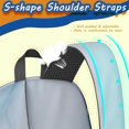 thumbnail image 5 of Blue and Gold Marble Pattern 17" School Backpacks for Teens,Waterproof Oxford Fabric,S-Shape Padded Straps for School,Travel,Hiking,Camping, 5 of 6