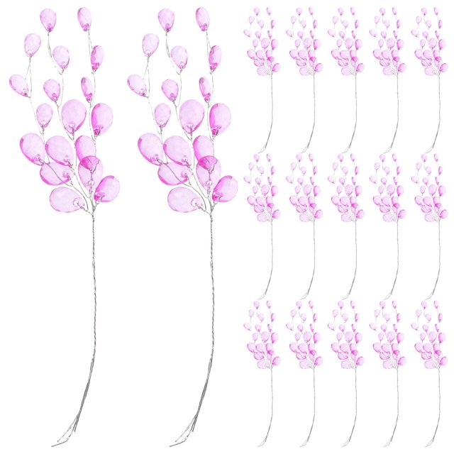 unbranded 50Ud Ramas De Flores Acrílicas Moradas Con Para De Bodas Y Eventos