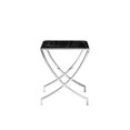 thumbnail image 3 of Steve Side Table in Black. High Polish Steel with Black Marble Polished, 3 of 5