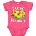 thumbnail image 3 of Inktastic I Love Hawaii Hibiscus Flowers Boys or Girls Baby Bodysuit, 3 of 5