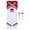 Type A Red, variant on iiniim Kids Cheerleading Outfits Star Printed Tops with Shorts and Socks 3Pcs Cheer Leader Uniform Type A Red 150