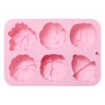 thumbnail image 1 of Cortador de galletas XHXGZ con 6 calabazas, bellotas, hojas, pavos y temática otoñal. Bandeja de gel de sílice para hornear. Molde para tartas y alimentos complementarios. Cortadores de galletas., 1 of 5