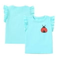 thumbnail image 7 of Esaierr 2-8Y Kids Baby Girls Soft T-Shirt Short Sleeve Tees Toddler Summer Soft Cotton TShirts Cartoon Casual T-Shirt, 7 of 7