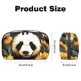 thumbnail image 5 of Panda Digital Pouch Oxford Fabric Waterproof USB Charger Multi Cable Cord Organizer 5.9x9.44x3.14 in, 5 of 6