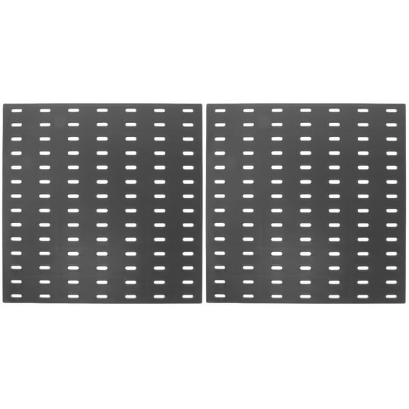 unbranded 2pcs Peg Board Garage Organization Pegboard Panel Display Wall Organizer Panel Supply 28x28cm