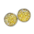 thumbnail image 3 of Pendientes Gotas para los oídos de acero inoxidable Galvanoplastia fina Superficie lisa Ligero Pendientes Magnífico regalo para boda Ropa, zapatos y accesorios Miscelánea Amarillo brillante Sonducket  AP009493-30B, 3 of 6