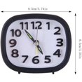 thumbnail image 2 of CHAO Reloj despertador/reloj digital Reloj despertador analógico a pilas Negro, 2 of 5