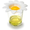thumbnail image 2 of Daisy Plastic Egg Separator White Egg Separator Kitchen Egg Yolk Separator Cooking Tools Egg Extractor, 2 of 5