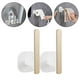thumbnail image 5 of Soportes de cortina en forma de L Ganchos de pared de baño Ganchos de cortina para decoración del hogar y la oficina, 5 of 8
