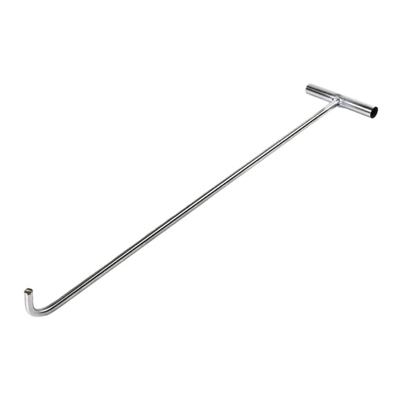 VONKY Manhole Hook Tool Trampoline Open Manhole Cover Steel Heavy Duty ngle Hook 68cm Blunt Silver 38cm Blunt